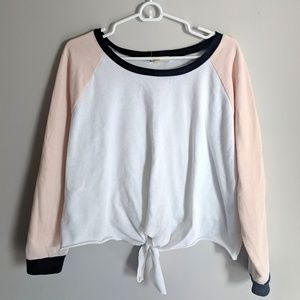 multicolored sweatshirt